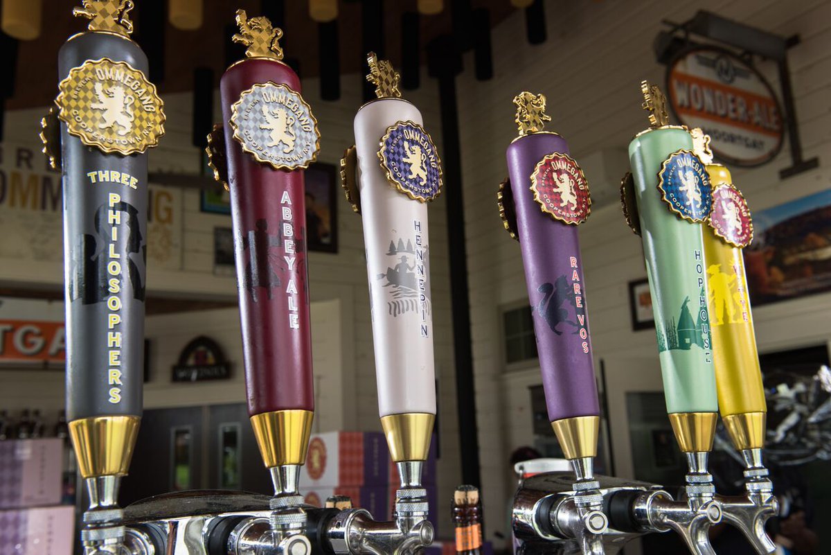 Beer on tap in Cooperstown