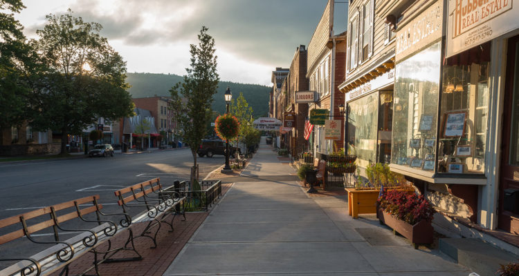 image of downtown cooperstown